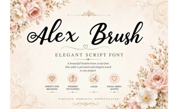Alex Brush: The Elegant Script Font for Personal Projects