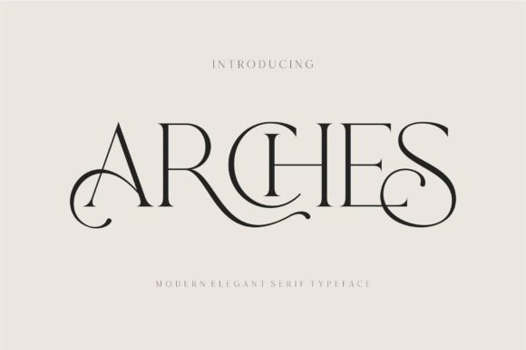 Arches: A Modern Serif for Minimalist Design