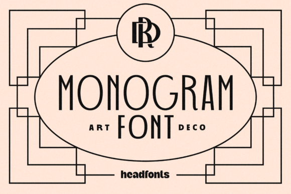 Art Deco Monogram: A Typeface for Timeless Branding