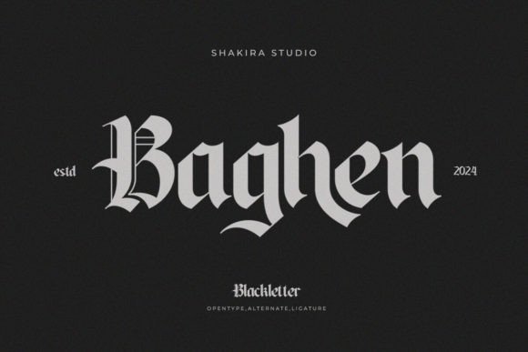 Baghen: The Blackletter Font for Authentic Branding