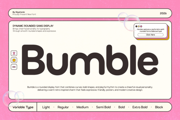 Bumble: The Font That Brings Joyful Energy to Your Designs