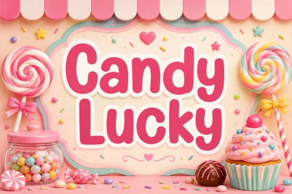 Candy Lucky: The Sweet, Artisanal Font for Charming Brands