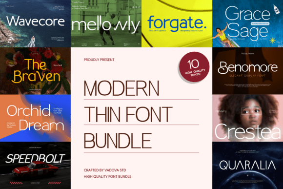 Clean, Modern Typography: Why a Thin Font Bundle Changes Everything