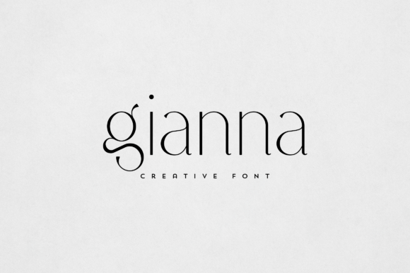 Gianna: A Modern Sans Serif for Branding and Beyond