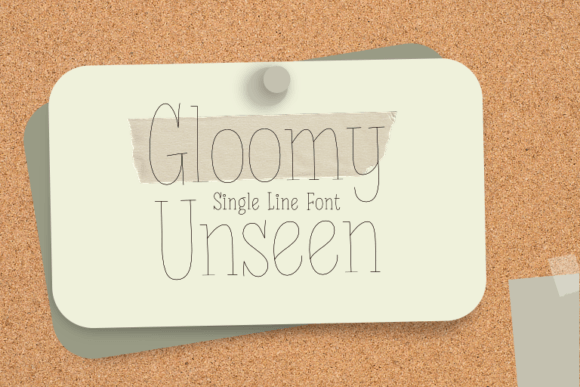 Gloomy Unseen: Your New Favorite Font for Handmade & Cricut Projects