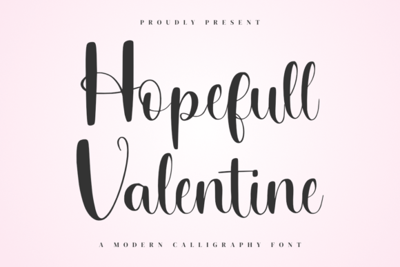 Hopefull Valentine: A Script Font That Feels Like a Love Letter