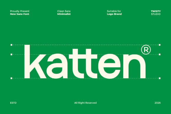 Katten: A Clean Sans Serif Font for Modern Designers