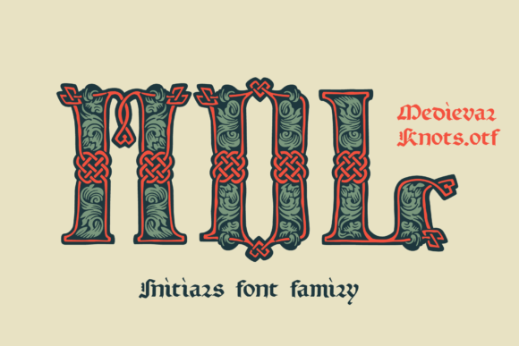 Medieval Knots: A Font That Brings Ancient Craft to Modern Design
