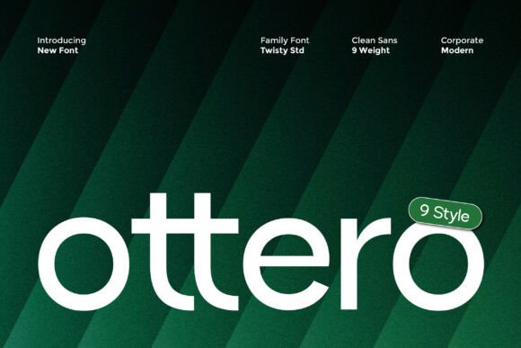 Ottero: The Clean Sans Serif for Modern Design Projects