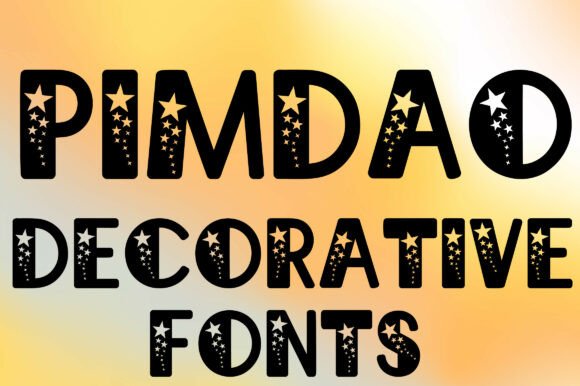 Pimdao and Decorative Star Fonts: A Sparkling Choice for Creative Projects
