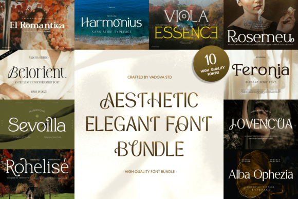 Refined Typefaces for Modern Visual Identity