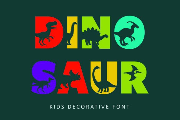 Roaring into Design: The Playful Power of the Dinosaur Typeface