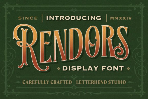 Ronders: The Typeface That Brings Vintage Charm to Modern Brands