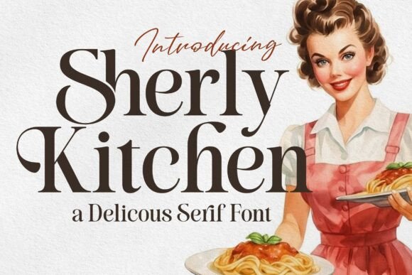 Sherly Kitchen: A Typeface with Timeless Flavor