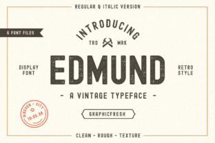 The Edmund: A Vintage Font That Brings Timeless Charm to Modern Designs