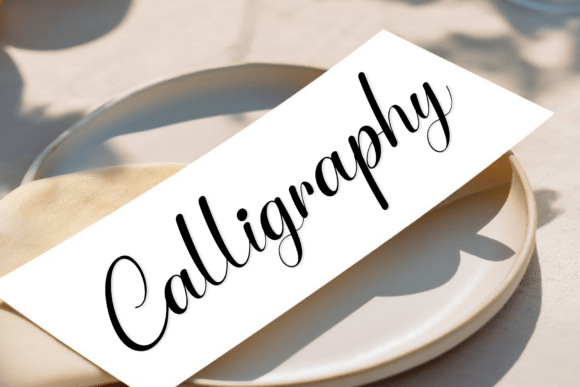 The Rhythmic Charm of Calligraphy: A Font for Artisan Brands