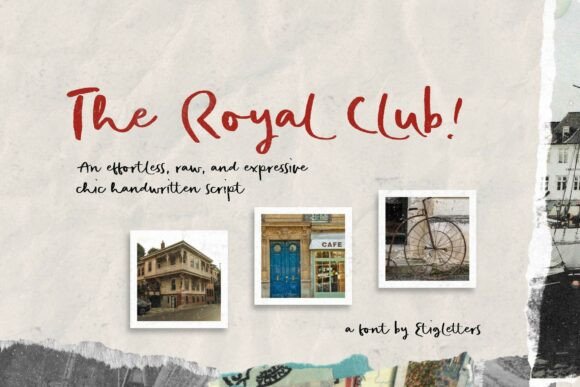 The Royal Club Font: Where Parisian Charm Meets Modern Design
