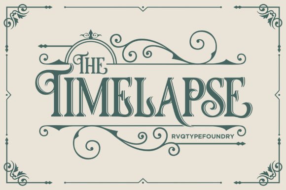 Timelapse: The Bold Blackletter Font for Striking Visuals
