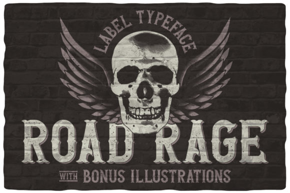 Unleash Bold Character with the Road Rage Typeface
