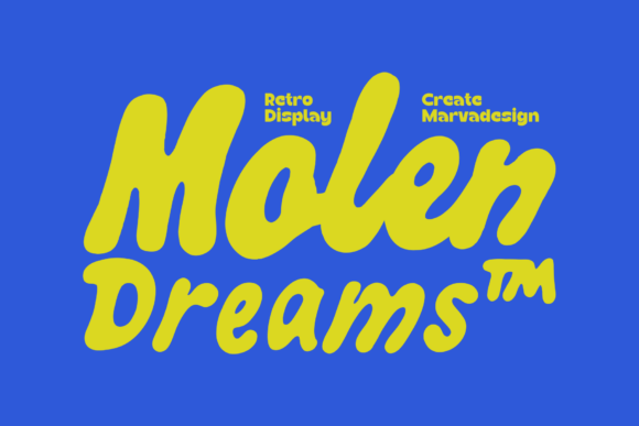 Unleashing Retro Charm: A Deep Dive into the Molen Dream Typeface