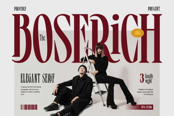 Why Boserich is the Modern Serif Your Brand Needs